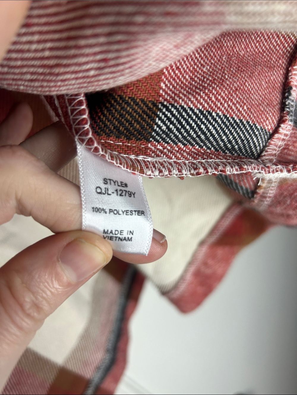 Zenana Plaid Shacket Oversized Button Front Shacket - Picture 7 of 8